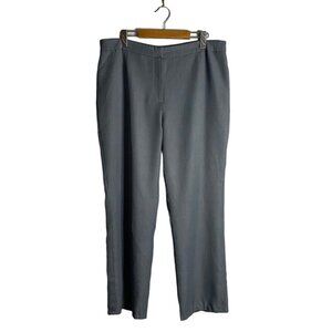 Le Suit Women's Heather Blue Straight Leg Ankle Pants